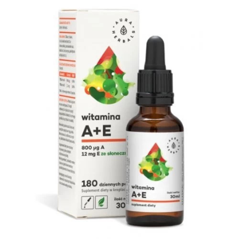 ВИТАМИН A+Е капки 30 мл AURA HERBALS | Аптека Феникс